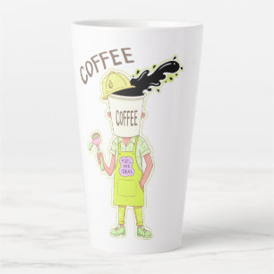 Lustiger Kaffeeliebhaber – Treibstoff für Ideen Milchtasse