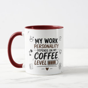 Lustiger Kaffeepegel Arbeitskollege Persönlichkeit Tasse