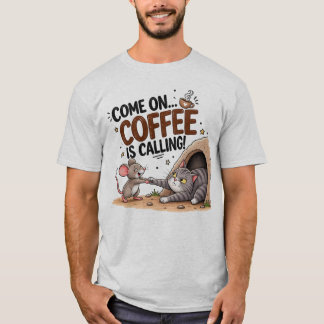 Lustiger Kaffeewitz für Kaffeeliebhaber T-Shirt