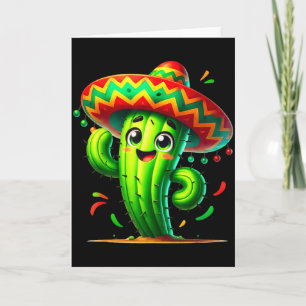 Lustiger Kaktus Cinco De Mayo Jungen Kleinkind Kin Karte