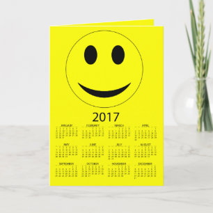 Lustiger Kalender des guten Rutsch ins Neue Feiertagskarte