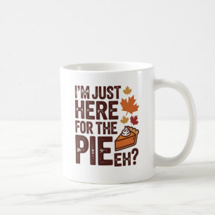 Lustiger kanadischer Erntedank-Pie 'Eh' Retro-Herb Kaffeetasse