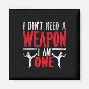 Lustiger Karate Taekwondo Witz Martial Arts Humor Magnet