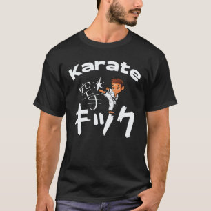 Lustiger Karate-Tritt für Kinder, Jungen, Mädchen T-Shirt