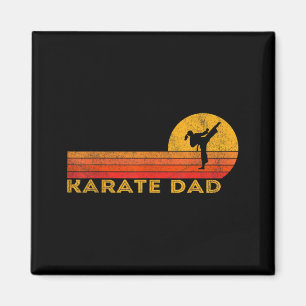 Lustiger Karate-Vater Martial Arts Retro Magnet