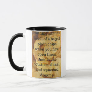 Lustiger Kartoffelchip Tasse