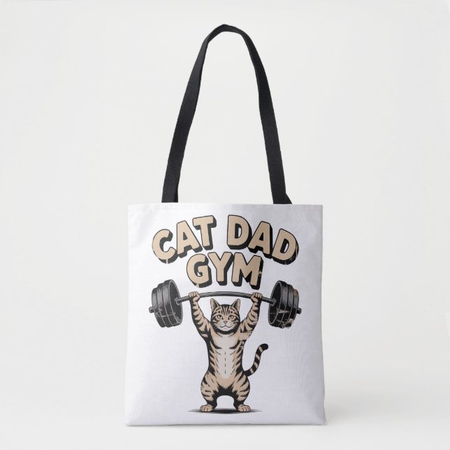 Lustiger Katzen-Gym für Papa (Vorderseite)