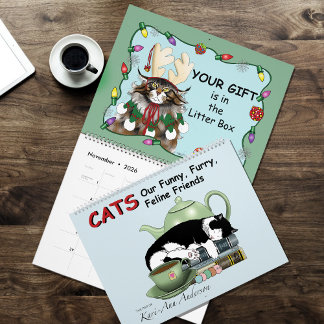 Lustiger Katzen Humor Kalender 2026