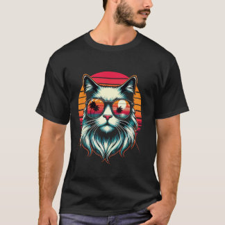 Lustiger Katzen-Schnitt Freude für Männer Frauen u T-Shirt
