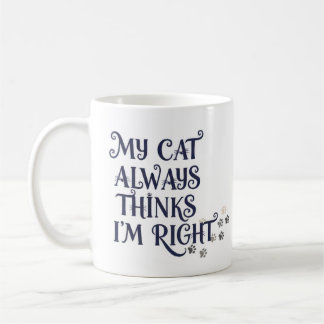 Lustiger Katzen-Text Kaffeetasse