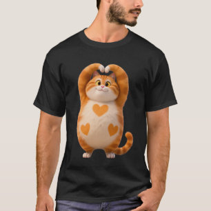 Lustiger Katzen-Vater Mutter Kätzchen Kawaii Liebh T-Shirt