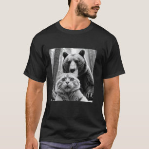 Lustiger Katzenbär Das letzte Selfie T-Shirt
