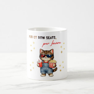 Lustiger Katzenbecher Filmnacht Kaffeetasse