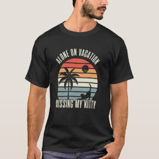 Lustiger Katzenbesitzer Katzenliebhaber T-Shirt Fe