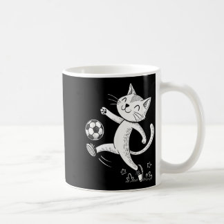 Lustiger Katzenfußball - Katzenliebhaber  Kaffeetasse