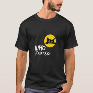 Lustiger Katzenhumor, Katzenspaß, schwarze Katze,  T-Shirt