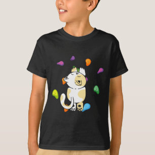 Lustiger Katzenkletterer Felsenklettern Für Männer T-Shirt