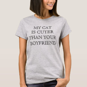 Lustiger Katzenliebhaber Humorvolles Zitat T-Shirt