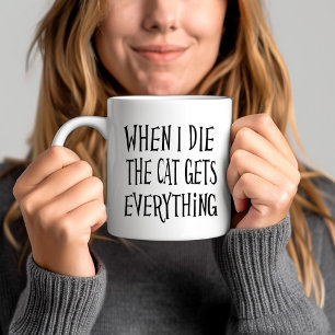 Lustiger Katzenliebhaber-Zitat Tasse
