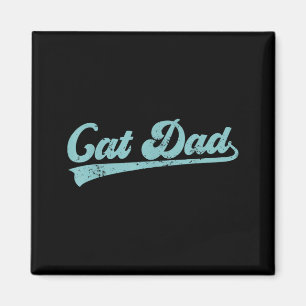 Lustiger Katzenpapa Vater Papa Lustiger Vater Vate Magnet
