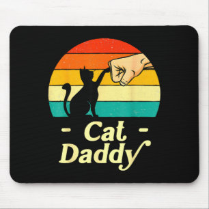 Lustiger Katzenpapa Vintage Katzenliebhaber Katzen Mousepad