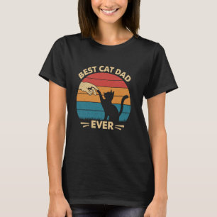 Lustiger Katzenvater Katzenbesitzer Liebhaber Vate T-Shirt