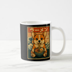 Lustiger Kawaii Ramen Corgi Japanische Nudeln Corg Kaffeetasse