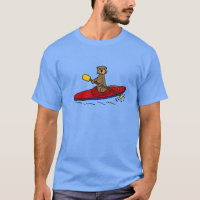 Lustiger Kayaking Otter