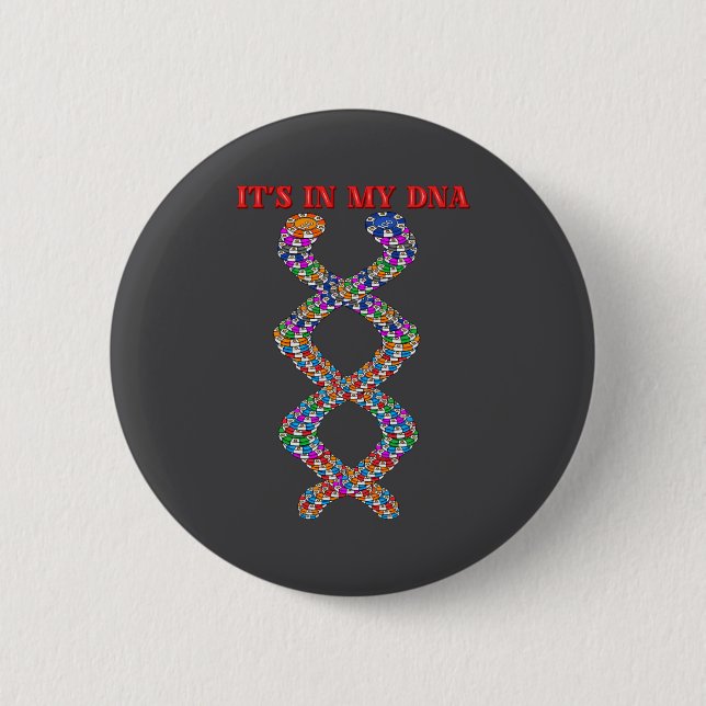 Lustiger Ker Spieler Texas Holdem Casino Ker  Button (Vorderseite)