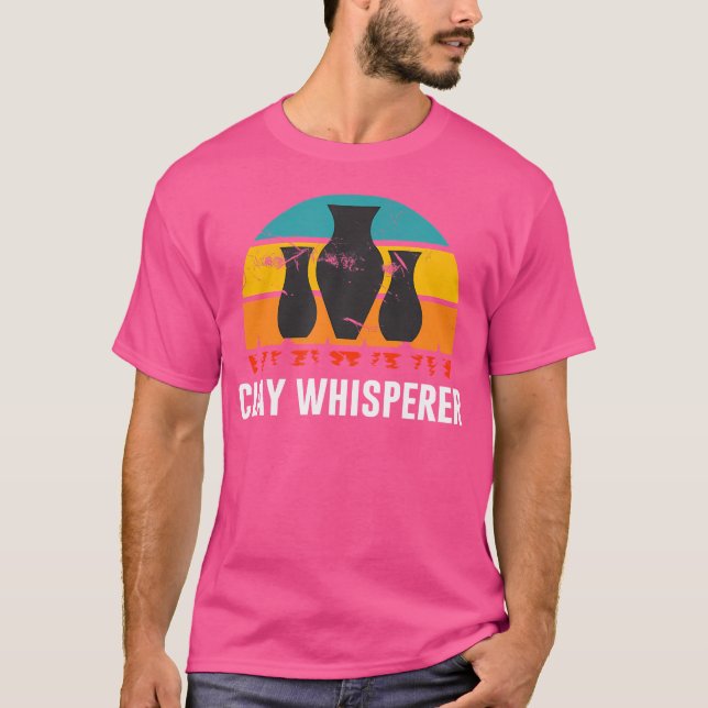 Lustiger Keramik-Tonflüsterer T-Shirt (Vorderseite)