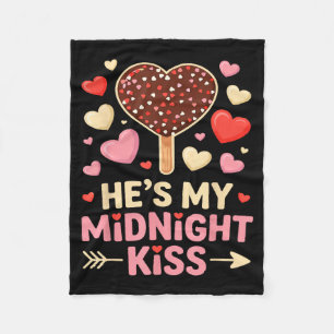 Lustiger Kerl, mein Mitternachtskuss, Valentinstag Fleecedecke