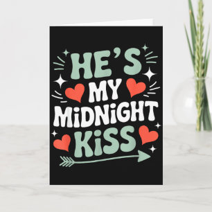 Lustiger Kerl, mein Mitternachtskuss Valentinstag  Karte