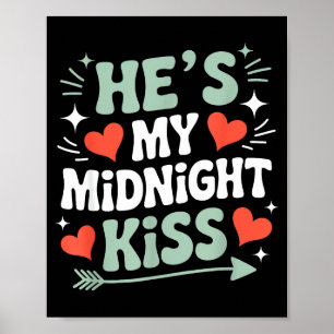 Lustiger Kerl, mein Mitternachtskuss Valentinstag Poster