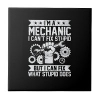 Lustiger Kfz-Mechaniker Ingenieur Männer Frauen Ki