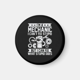 Lustiger Kfz-Mechaniker Ingenieur Männer Frauen Ki Magnet