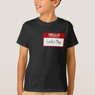 Lustiger KinderT - Shirt, hallo mein Name ist T-Shirt