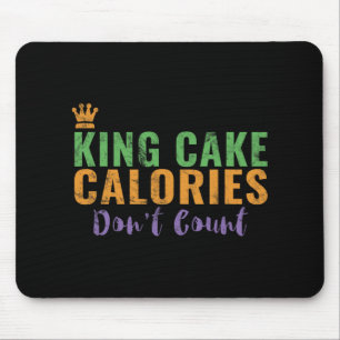 Lustiger King Cake New Orleans Mardi Gras 2025 Mousepad