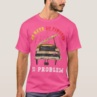 Lustiger klassischer Musiker Pianist Musikinstrume T-Shirt