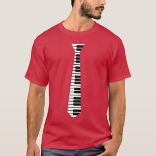 Lustiger Klavier-Hals-Schlüsselanhänger für Klavie T-Shirt