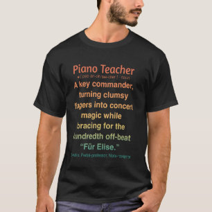 Lustiger Klavierlehrer T-Shirt