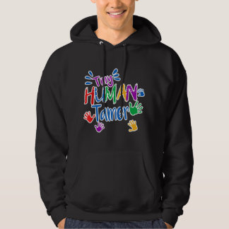 Lustiger kleiner Menschbändiger Tagesbetreuer Lehr Hoodie