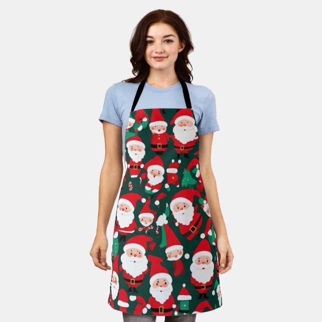 Lustiger Kleiner Weihnachtsmann Schürze (Getragen)