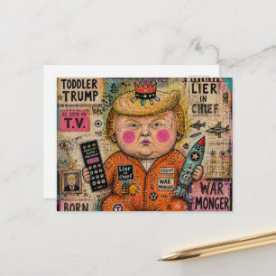Lustiger Kleinkind-Präsident Postkarte