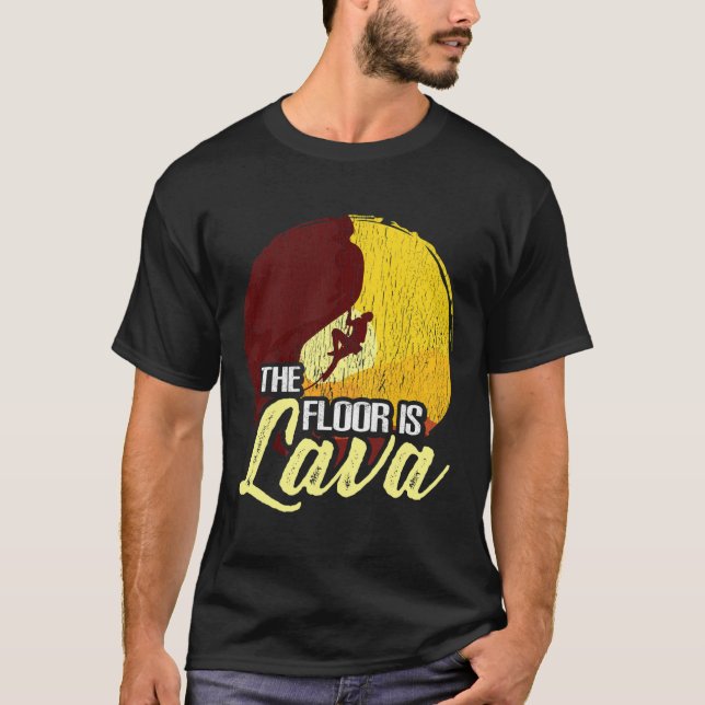 Lustiger Kletterer Felsenklettern Bouldern Der Bod T-Shirt (Vorderseite)