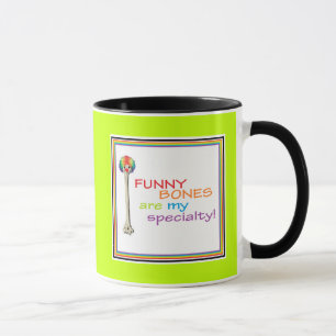 Lustiger Knochenbecher Kinderarzt Arzthegeschenk Tasse