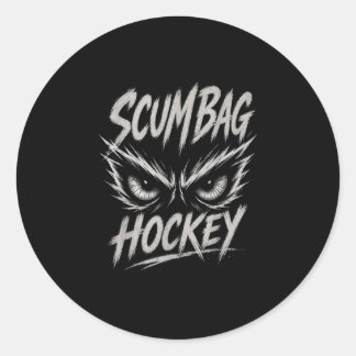 Lustiger Komfort Hockey Runder Aufkleber