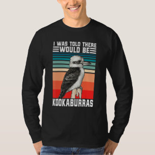 Lustiger Kookaburra Australischer Vogelbeobachter  T-Shirt