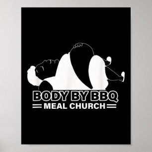 Lustiger Körper Von Bbq Vintage Meat Church _1 Poster