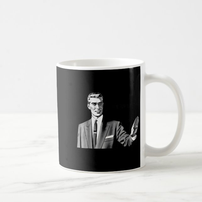 Lustiger Korrektur-Typ-Meme-Spruch Pe Down Dip Kaffeetasse (Rechts)
