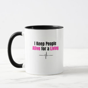 Lustiger Krankenpfleger Becher Tasse